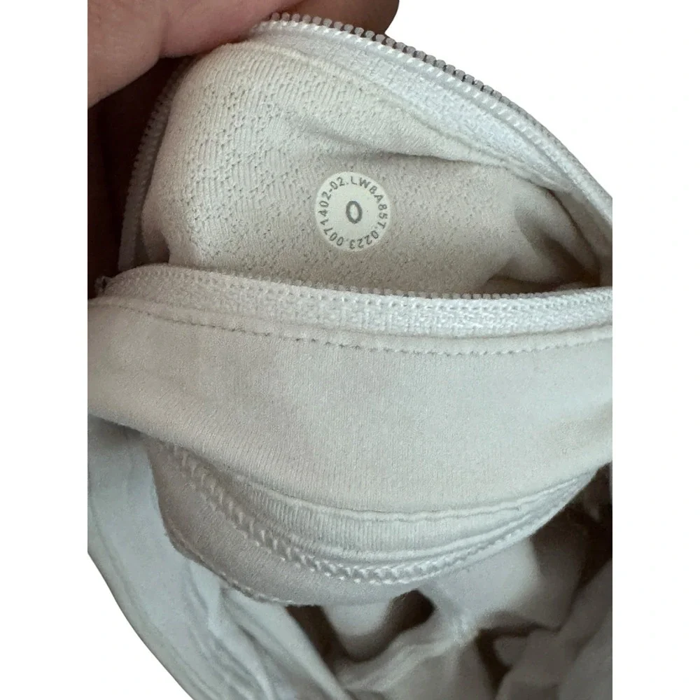 Lululemon White Tiered Tennis Skirt 0 Athletic Sporty-Y2K Boho Mini Skirt